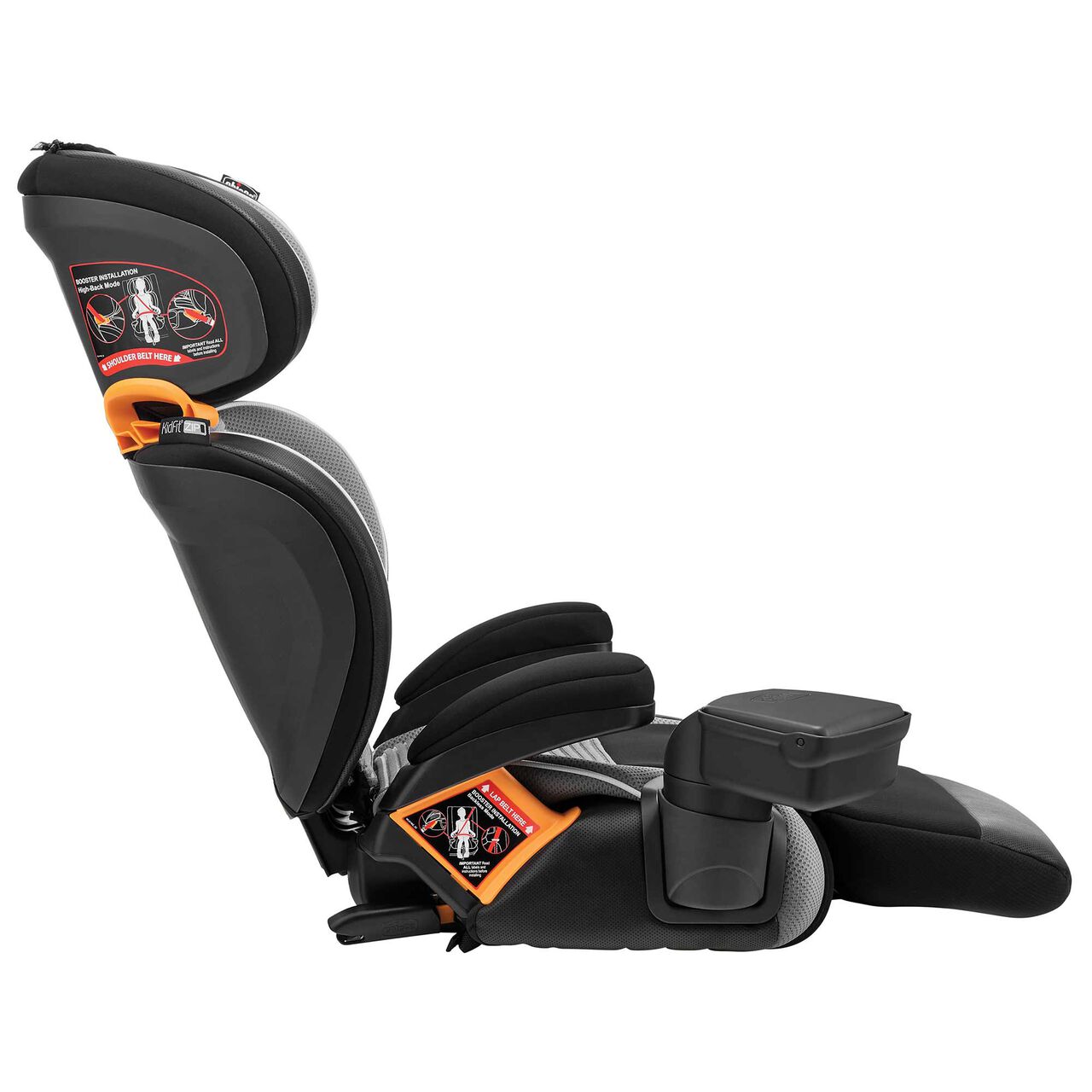 Chicco KidFit Zip Air Plus Car Seat in Q Collection Right Profile View image number 3