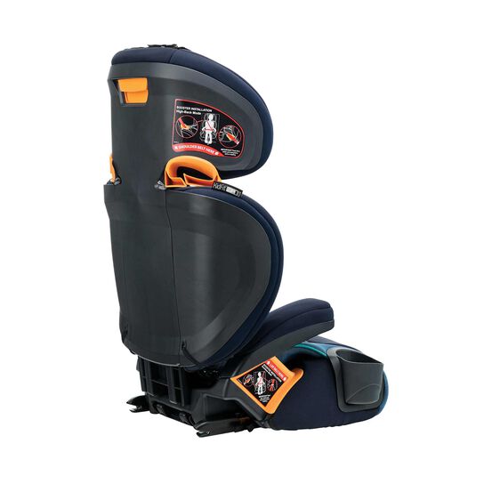 Chicco KidFit Zip Plus Car Seat in Seascape 3/4 Back View image number 4