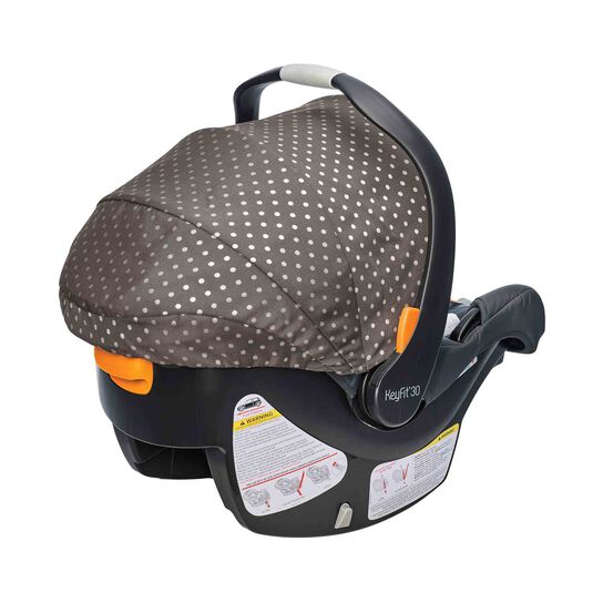 Chicco KeyFit 30 Infant Car Seat in Calla 3/4 Back View image number 4