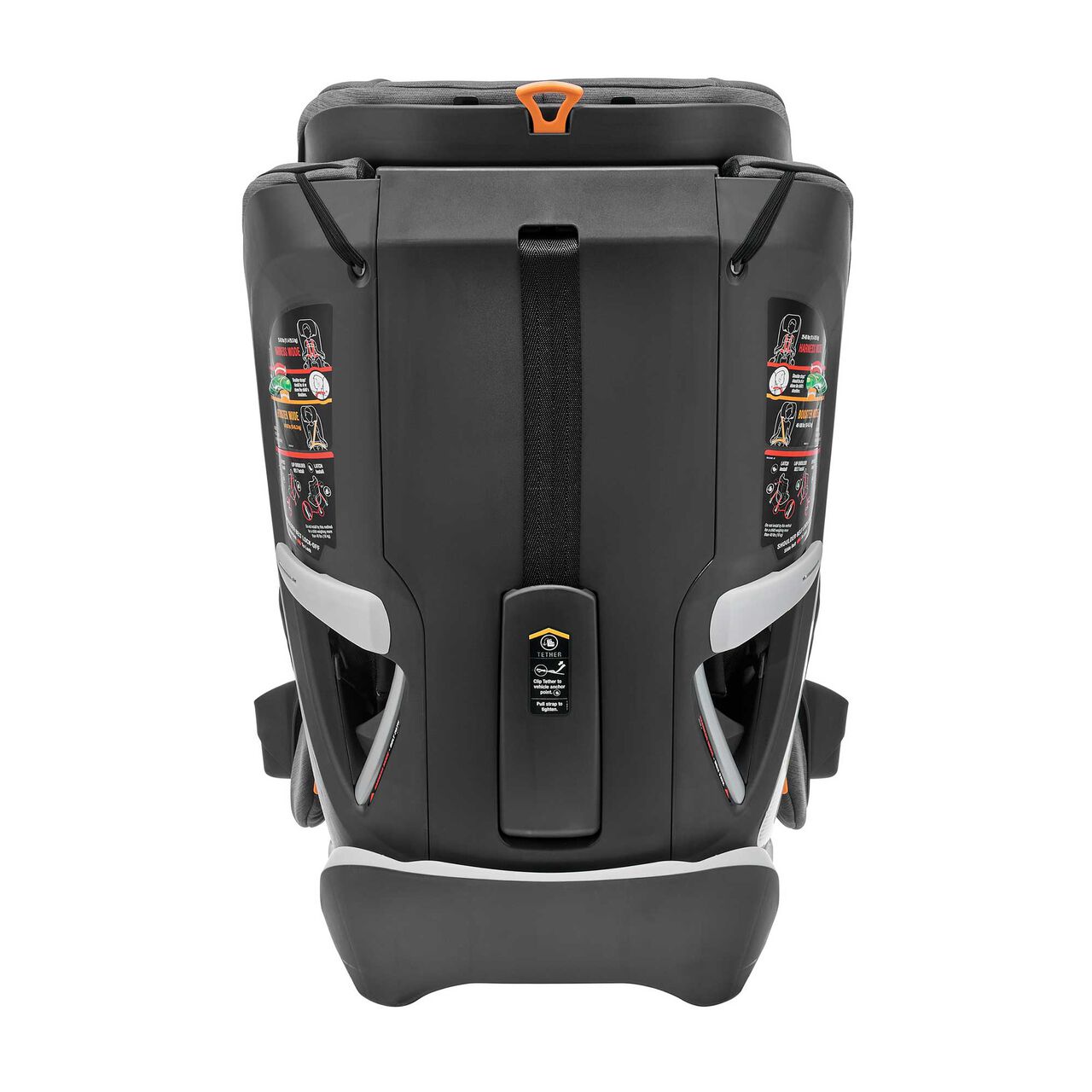 Chicco MyFit ClearTex Car Seat in Shadow Back View image number 5