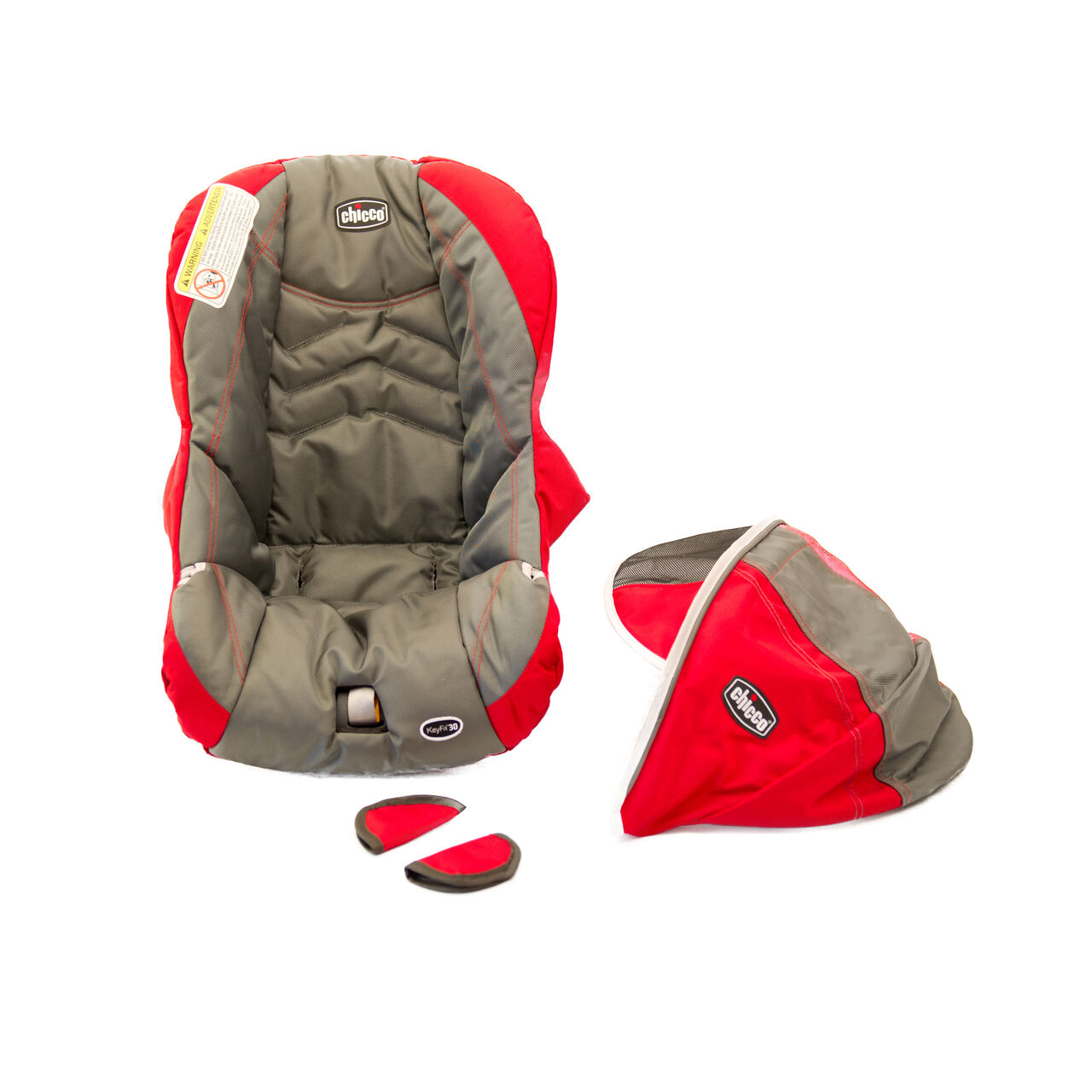Chicco KeyFit 30 replacement seat cover, canopy, and shoulder pads for harness - Pulse image number 0
