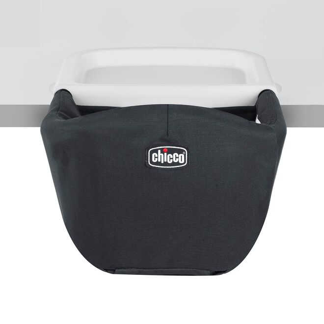 Chicco FastLock Go Hook-On Chair in Black Back View image number 4