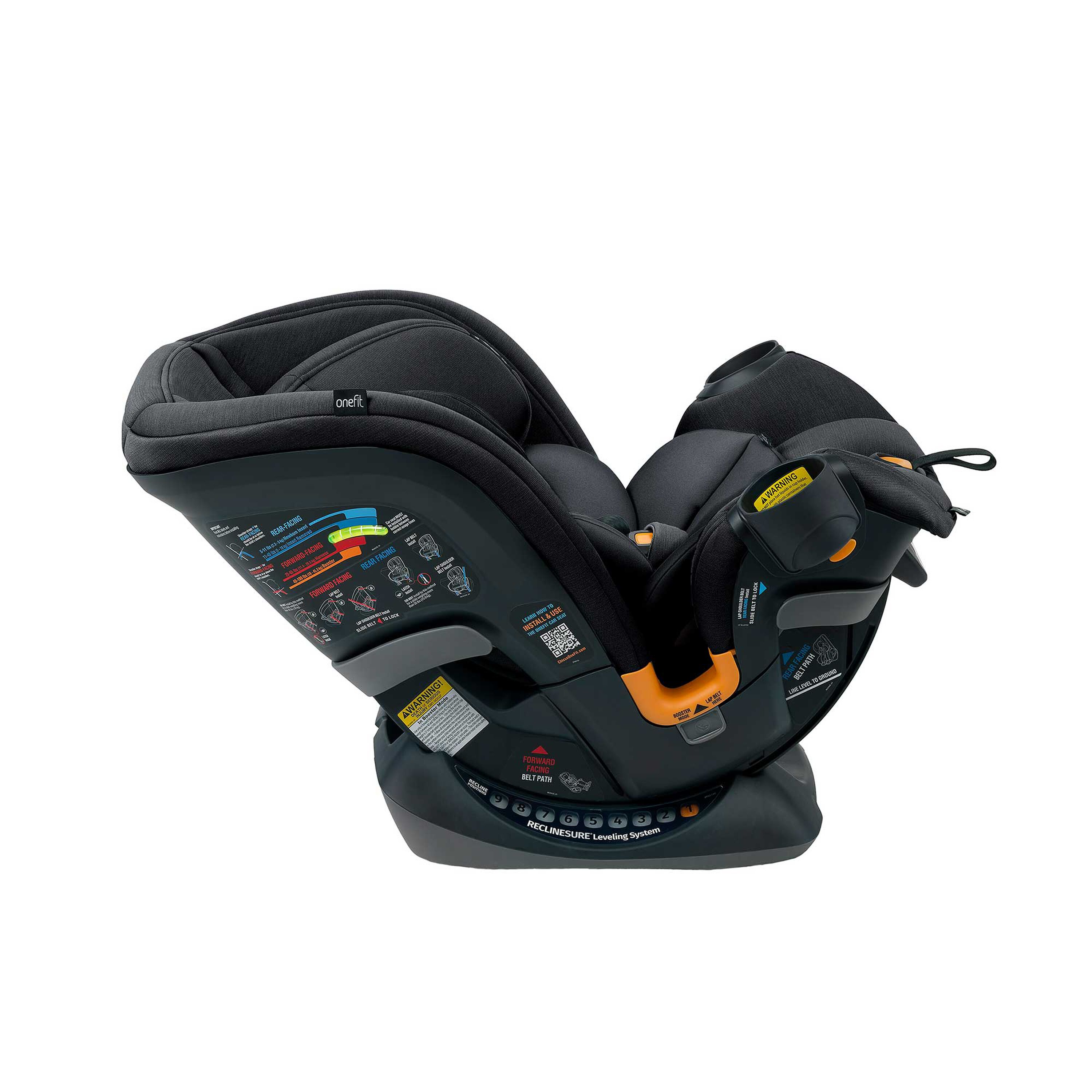 OneFit ClearTex All-in-One Car Seat - Obsidian in Obsidian image number 3