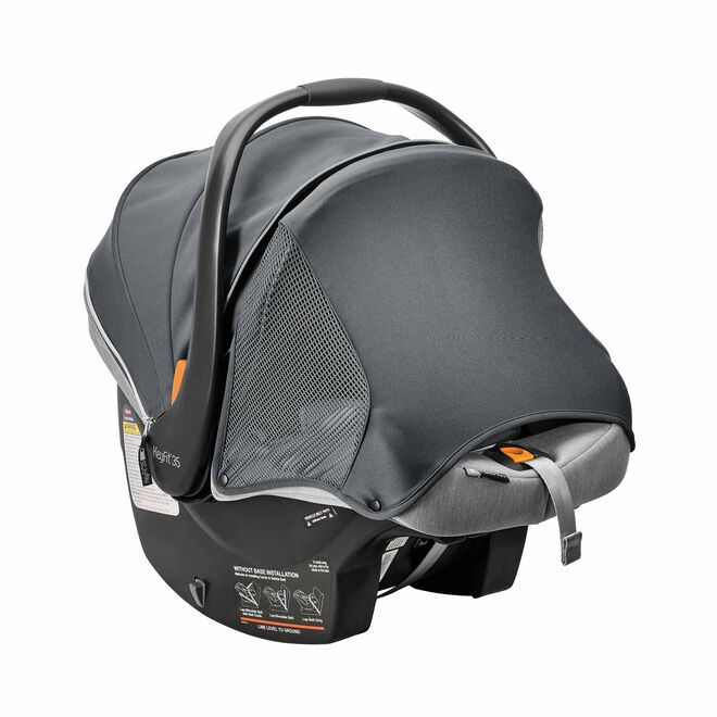 Chicco KeyFit 35 Zip ClearTex in Ash 3/4 Front View image number 2