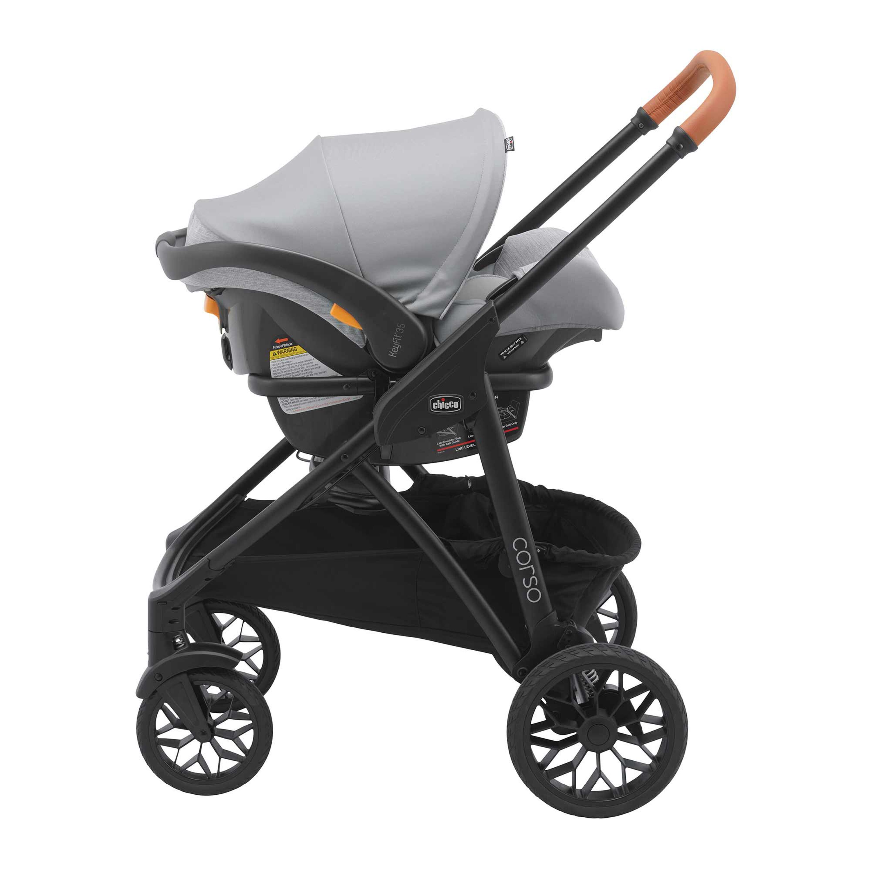 Chicco Corso LE Modular Travel System in Veranda Left Profile View image number 6