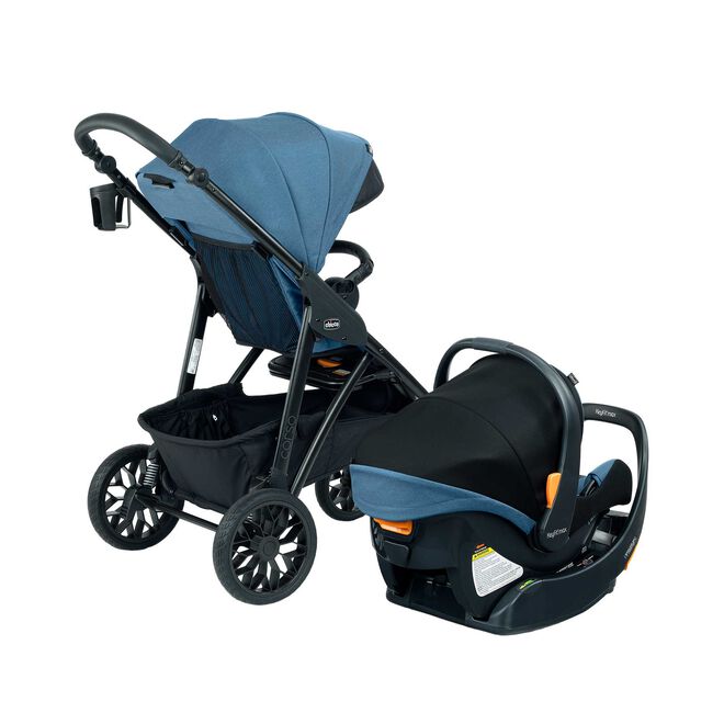 Chicco Corso LE ClearTex Travel System in Tidal Back Right Profile image number 4