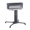 Chicco Close to You SE Bedside Bassinet in Charcoal 3/4 Back View image number 4