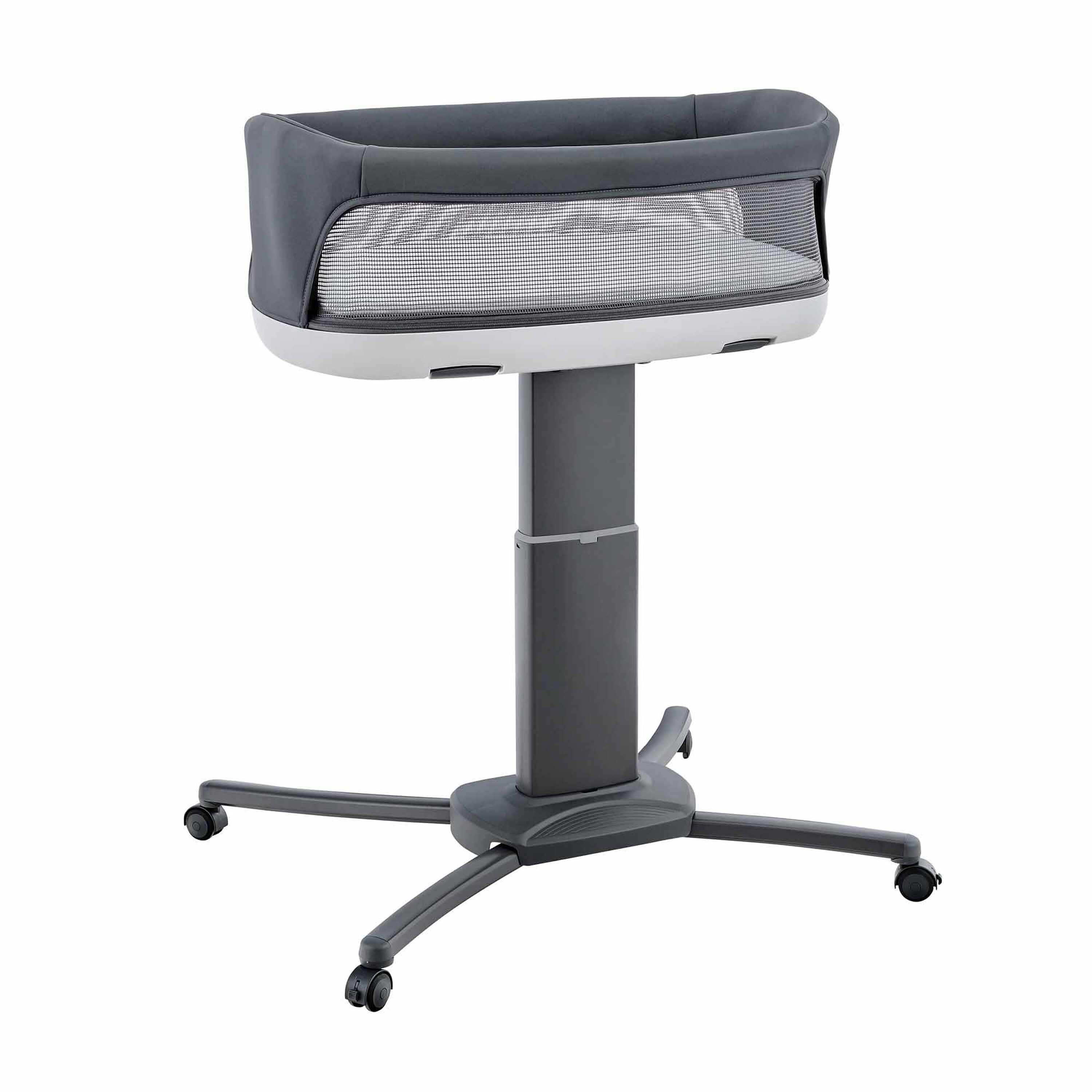 Chicco Close to You SE Bedside Bassinet in Charcoal 3/4 Back View image number 4