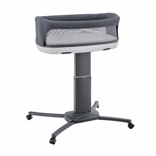 Chicco Close to You SE Bedside Bassinet in Charcoal 3/4 Back View image number 4