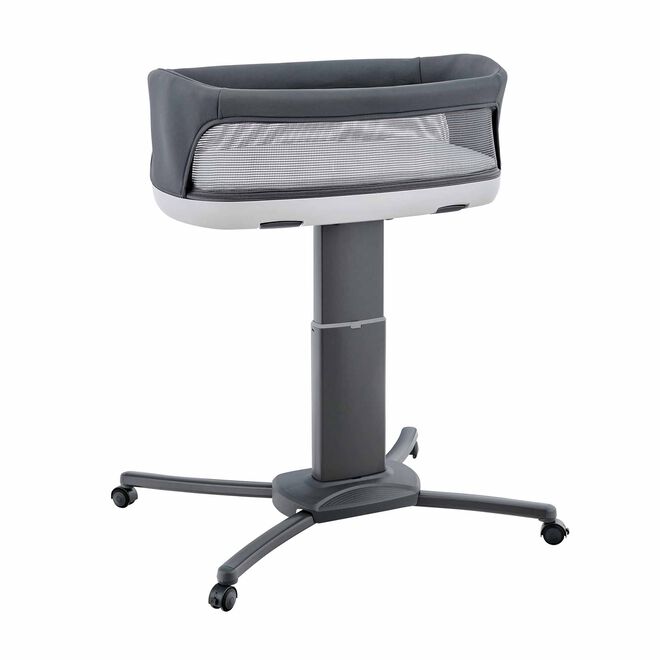 Chicco Close to You SE Bedside Bassinet in Charcoal 3/4 Back View image number 4