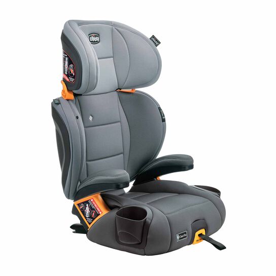 Chicco KidFit ClearTex Plus Car Seat in Drift 3/4 Front View image number 2