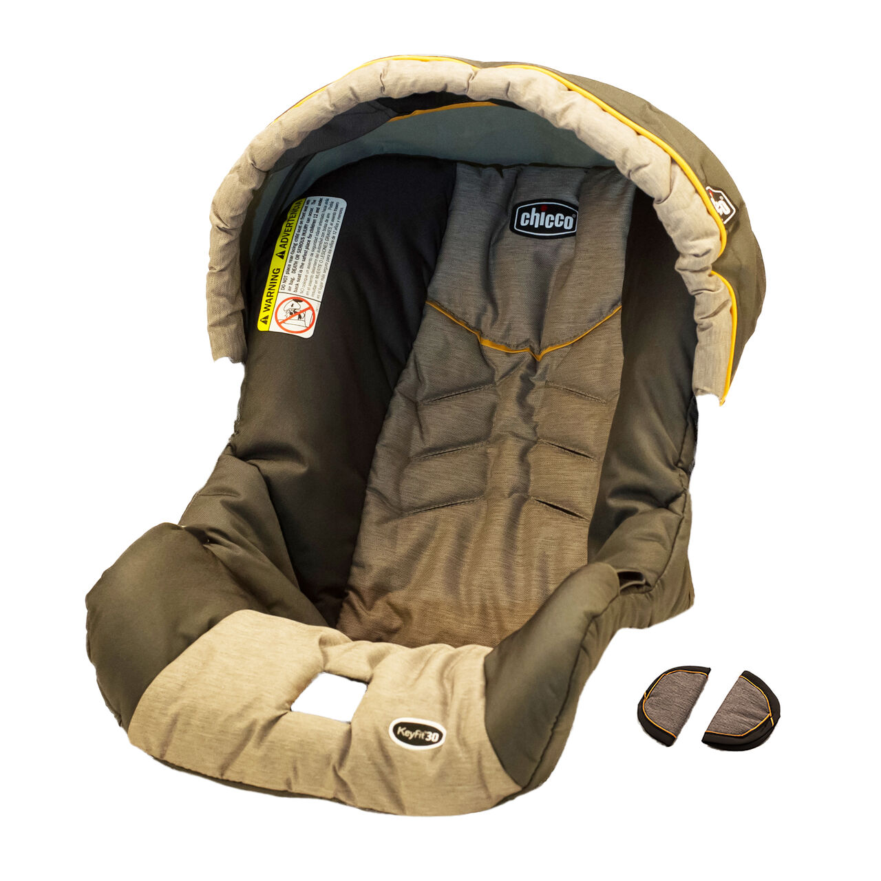 Chicco KeyFit 30 replacement seat cover, canopy, and shoulder pads for harness - Sedona image number 0