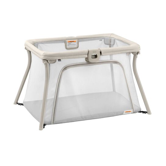 Chicco Alfa Lite Travel Playard in Dove 3/4 Front View image number 2