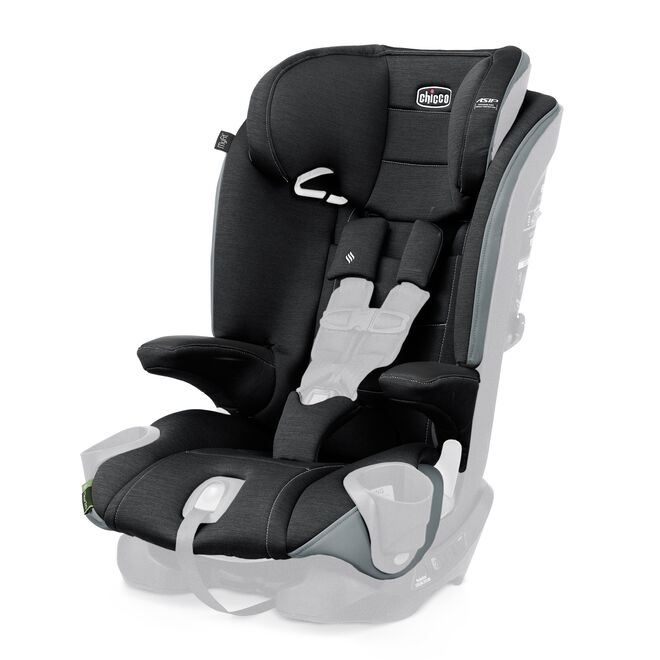 MyFit ClearTex Harness + Booster Car Seat Cover Set - Obsidian in  image number 0