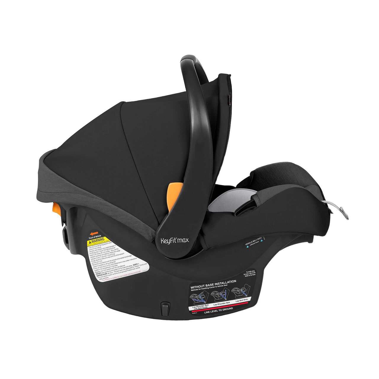 Chicco KeyFit Max ClearTex in Ebony Right profile image number 3