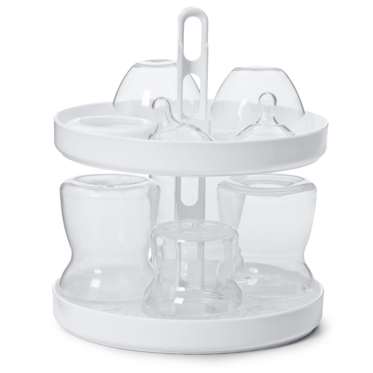 The top rack of the NaturalFit Electric Sterilizer is removable to fit taller baby bottles image number 2