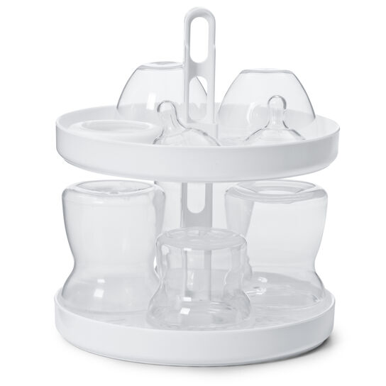 The top rack of the NaturalFit Electric Sterilizer is removable to fit taller baby bottles image number 2