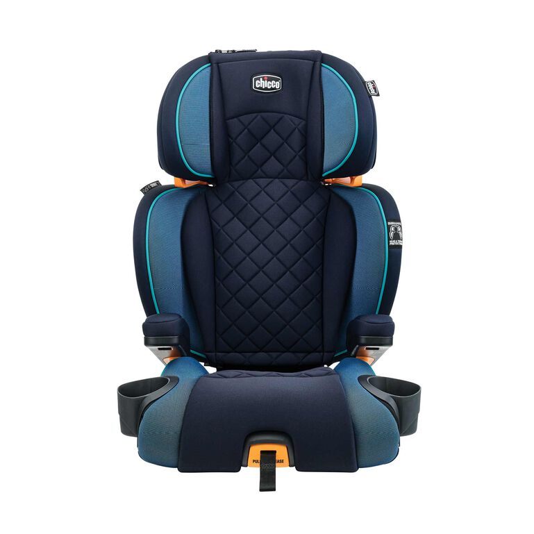 Chicco KidFit Zip Plus Car Seat in Seascape Front View