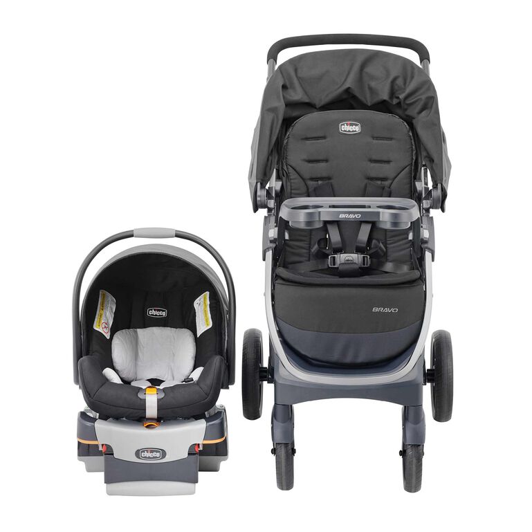 Chicco Bravo Trio Travel System in Camden Front View