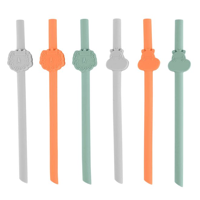 Chicco Silicone Straws Multi-Pack image number 0