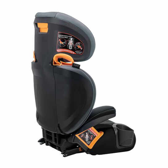 Chicco KidFit ClearTex Plus Car Seat in Shadow 3/4 Back View image number 4