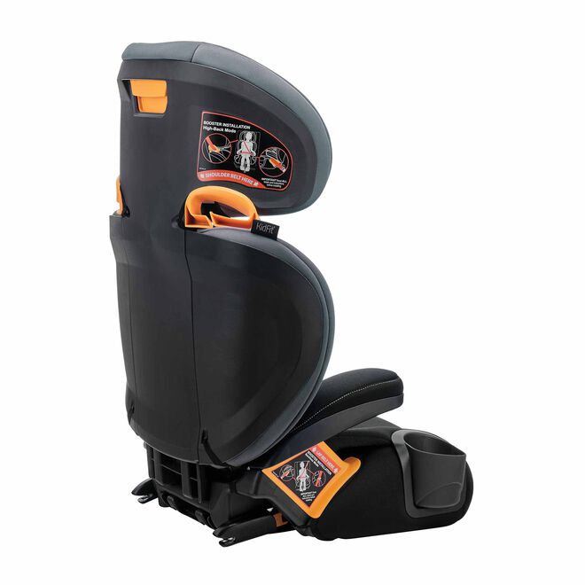 Chicco KidFit ClearTex Plus Car Seat in Shadow 3/4 Back View image number 4