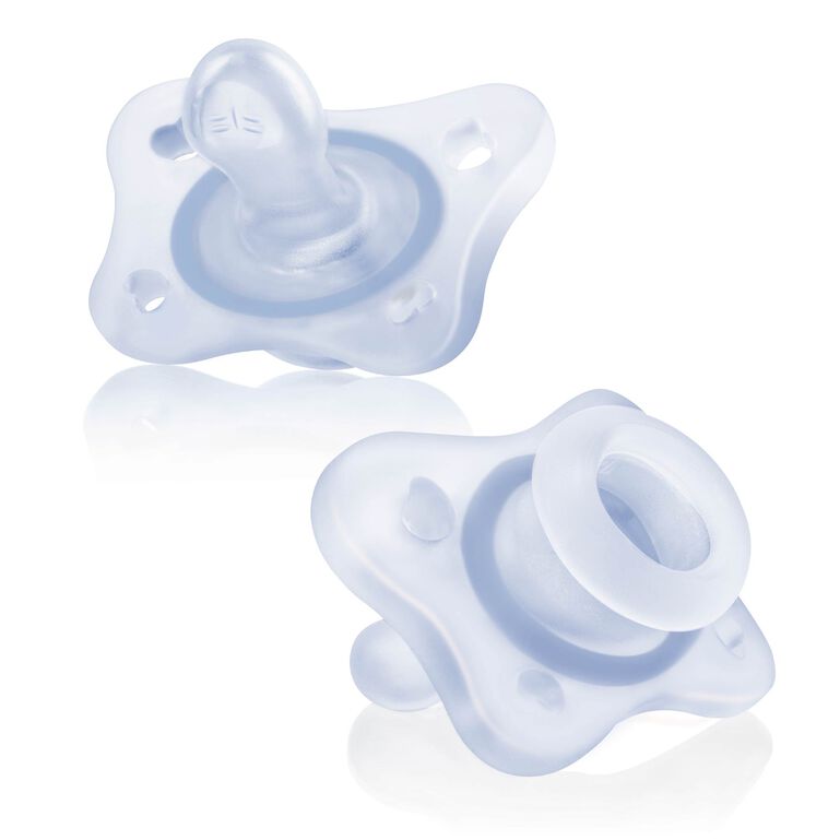 Chicco PhysioForma Mini Orthodontic Silicone Pacifier in Blue