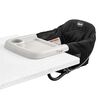 Chicco QuickSeat Hook-On Chair in Graphite 3/4 Front View image number 2