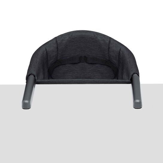 Chicco FastLock Hook-on Chair in Black Front View image number 1