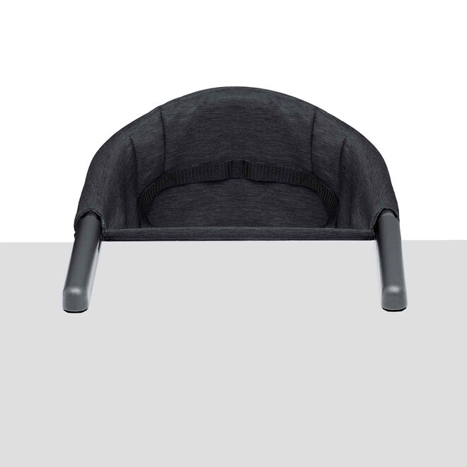 Chicco FastLock Hook-on Chair in Black Front View image number 1