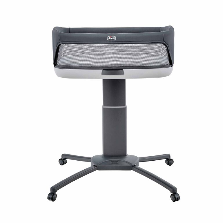Chicco Close to You SE Bedside Bassinet in Charcoal Front View