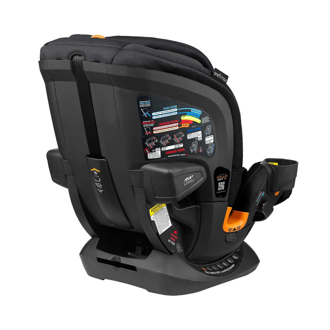 Chicco OneFit Max ClearTex Car Seat in Energy Right Back Profile image number 4