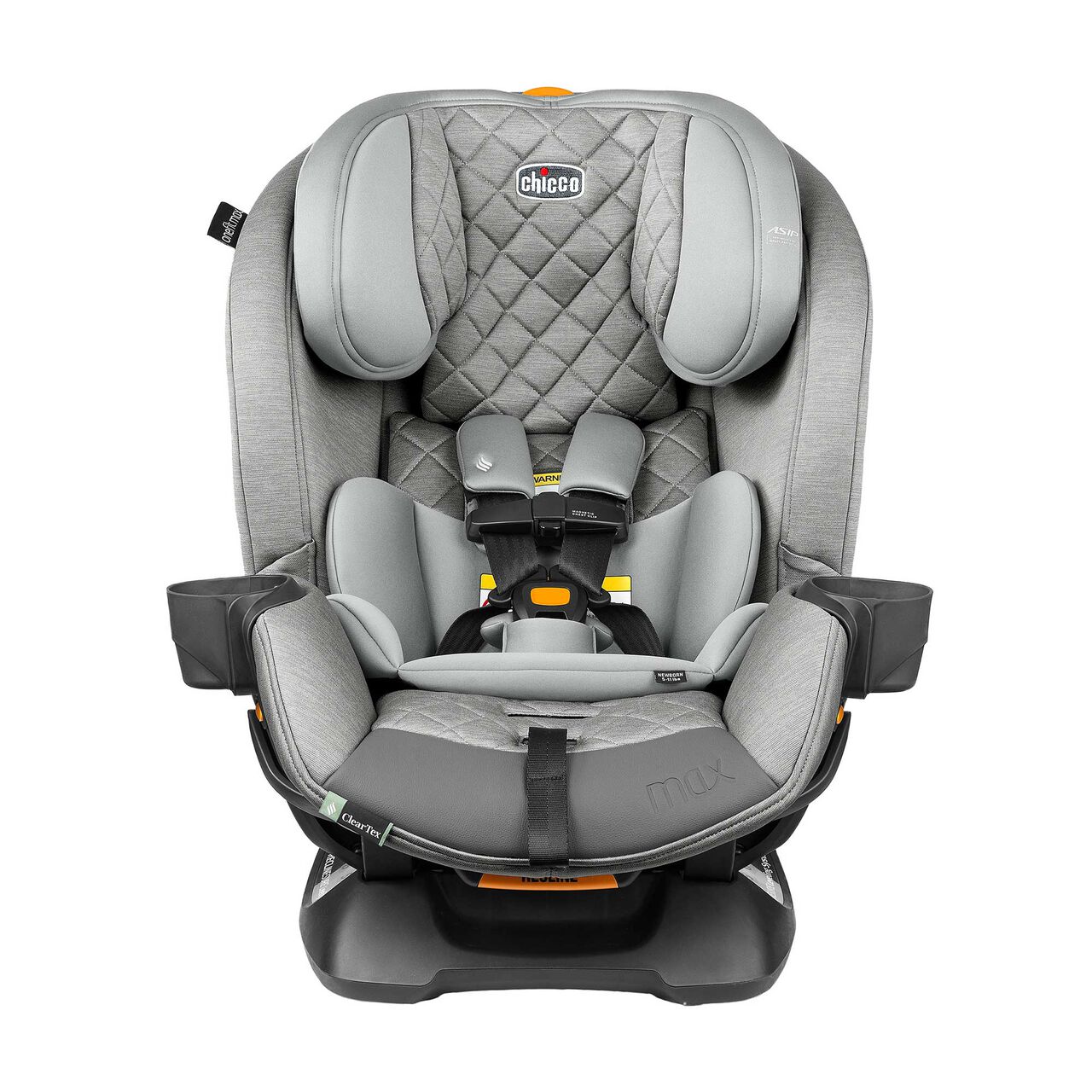 Chicco OneFit Max ClearTex Car Seat in Ash Front Profile image number 1