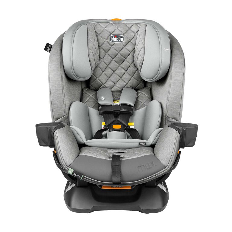Chicco OneFit Max ClearTex Car Seat in Ash Front Profile