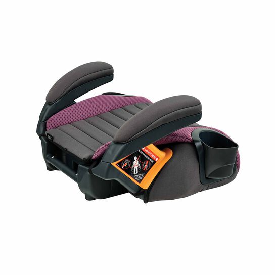 Chicco GoFit Plus Booster in Grape 3/4 Back View image number 4