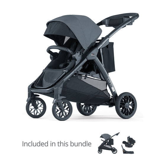 Chicco Corso Flex Stroller Double Bundle in Legend image number 0