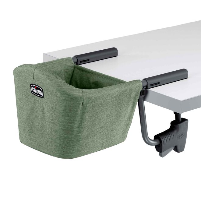 Chicco FastLock Hook-on Chair in Moss 3/4 Back View image number 5
