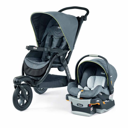 Chicco Activ3 Jogging Stroller Travel System in Solar image number 0