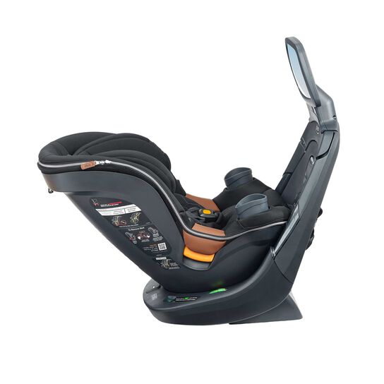 Chicco Fit360 Zip Cleartex Car Seat in Black Right Reclined Profile image number 3