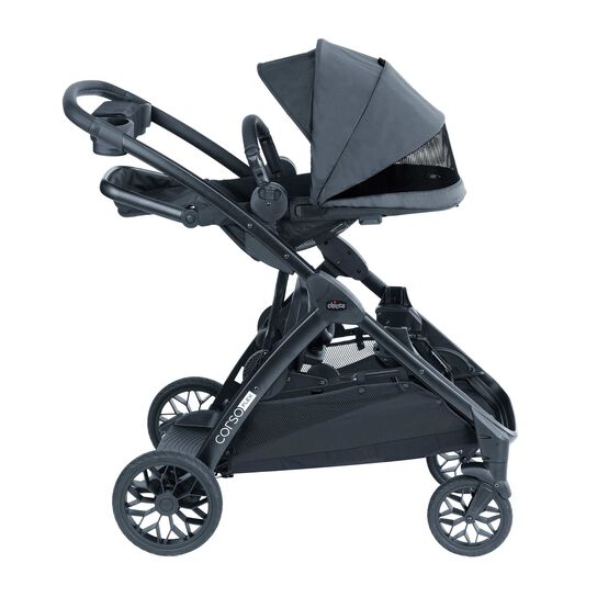 Chicco Corso Flex Stroller Passenger Bundle in Legend Right Profile image number 3