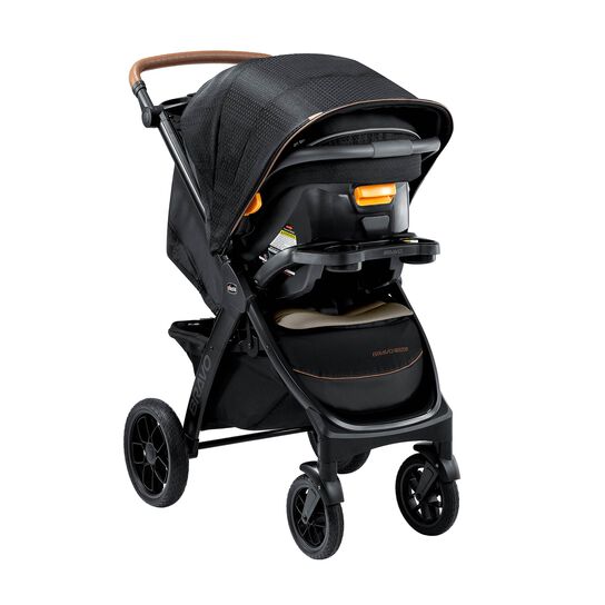 Chicco Bravo Primo ClearTex Travel System in Somerset Front Right View image number 2