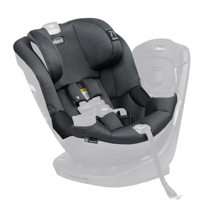 Fit360 Rotating Convertible Car Seat Cover Set - Slate in Slate image number 0