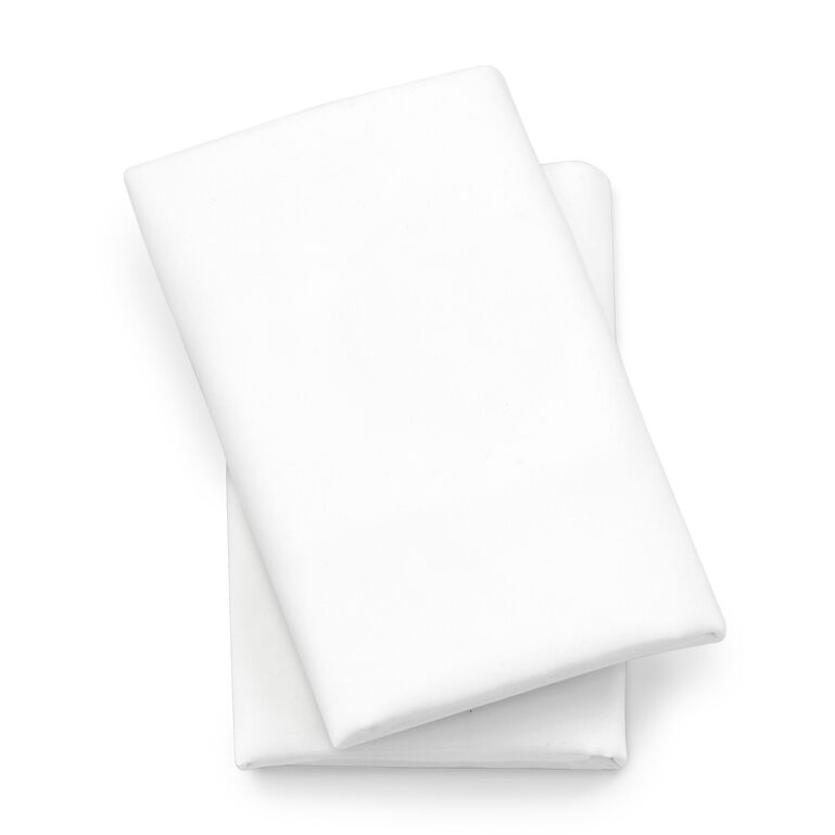 Lullaby Playard Fitted Sheet, 2-Pack - White in White