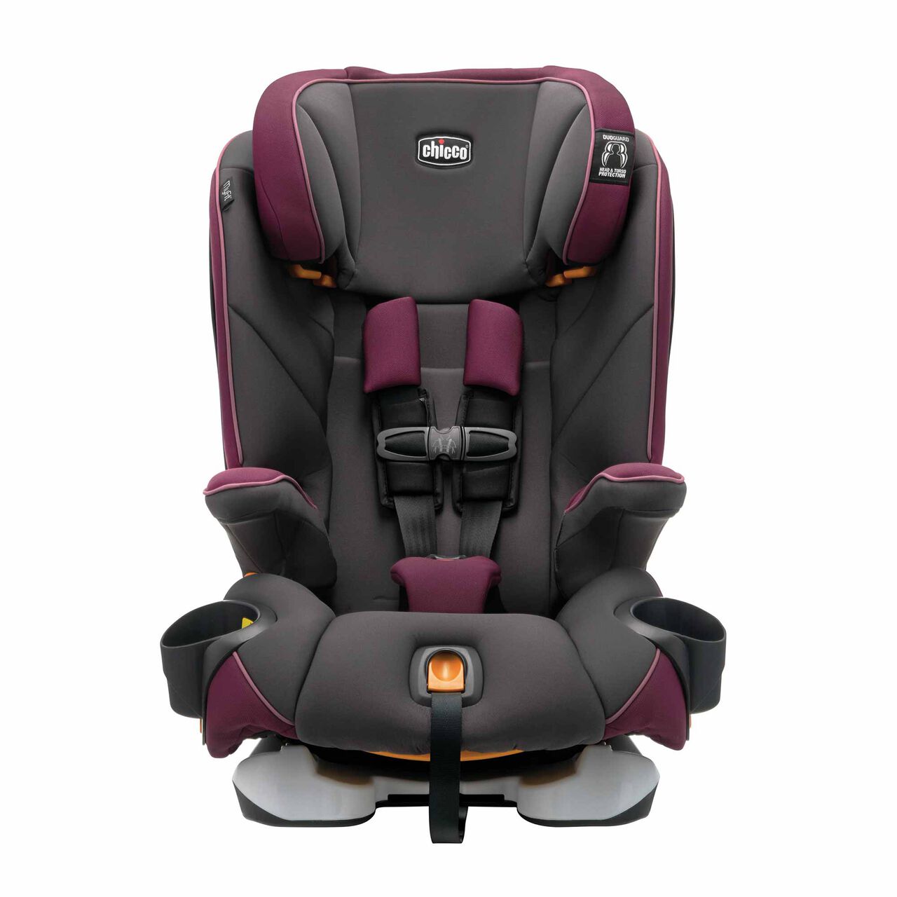 Chicco MyFit Harness and Booster Car Seat in Gardenia Front View image number 1