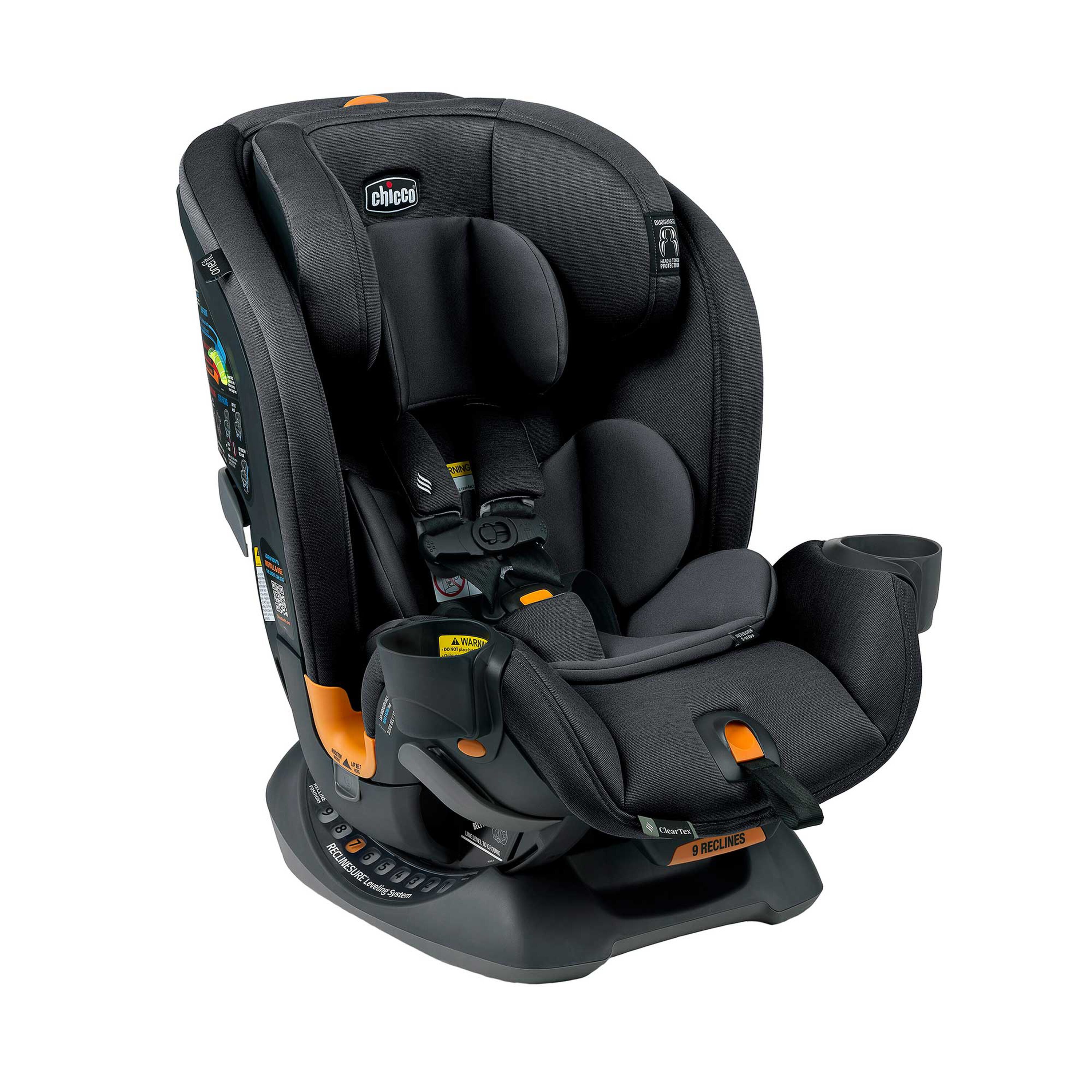 OneFit ClearTex All-in-One Car Seat - Obsidian in Obsidian image number 2