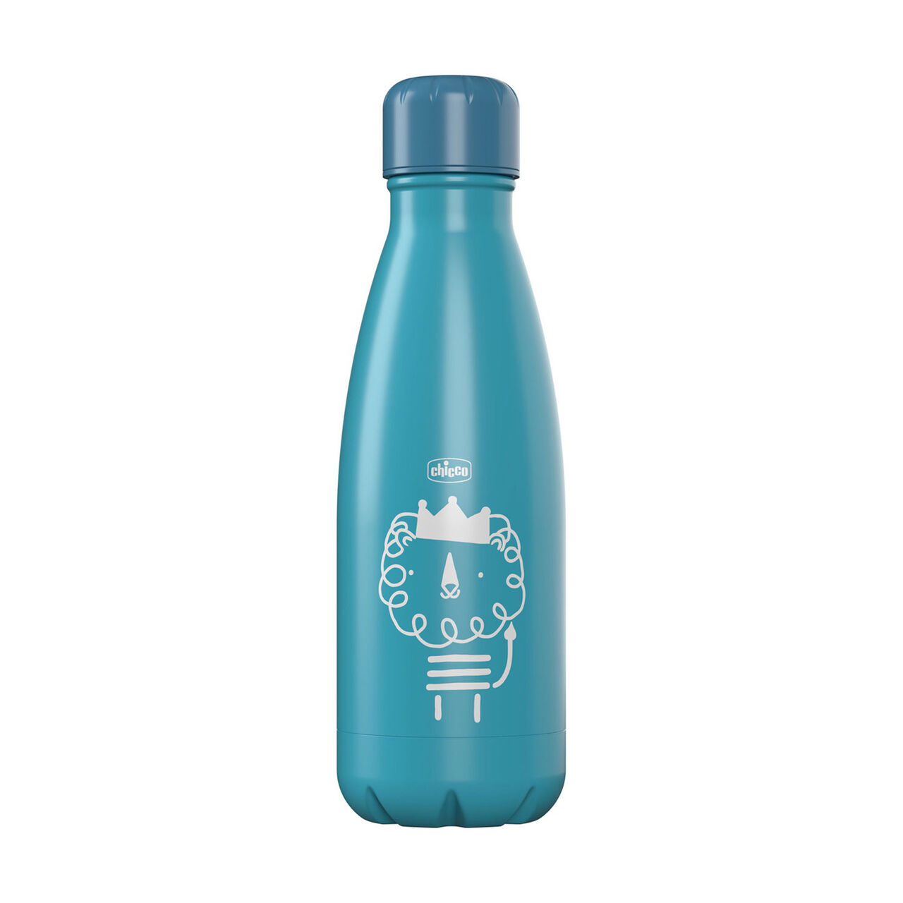 Chicco Stainless Steel Insulated Water Bottle 12oz Teal 4yr+ image number 0