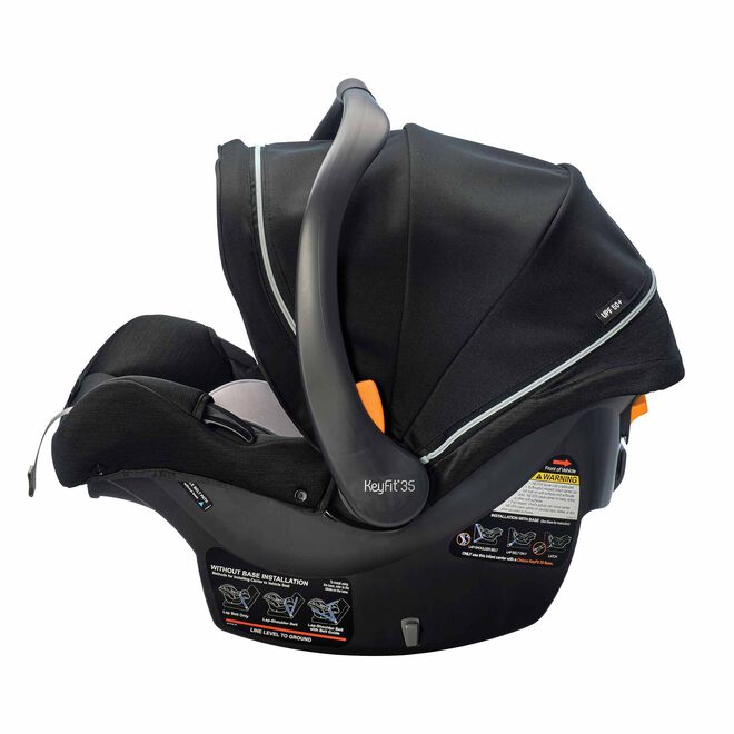 Chicco KeyFit 35 Zip ClearTex in Obsidian Left Profile View image number 6