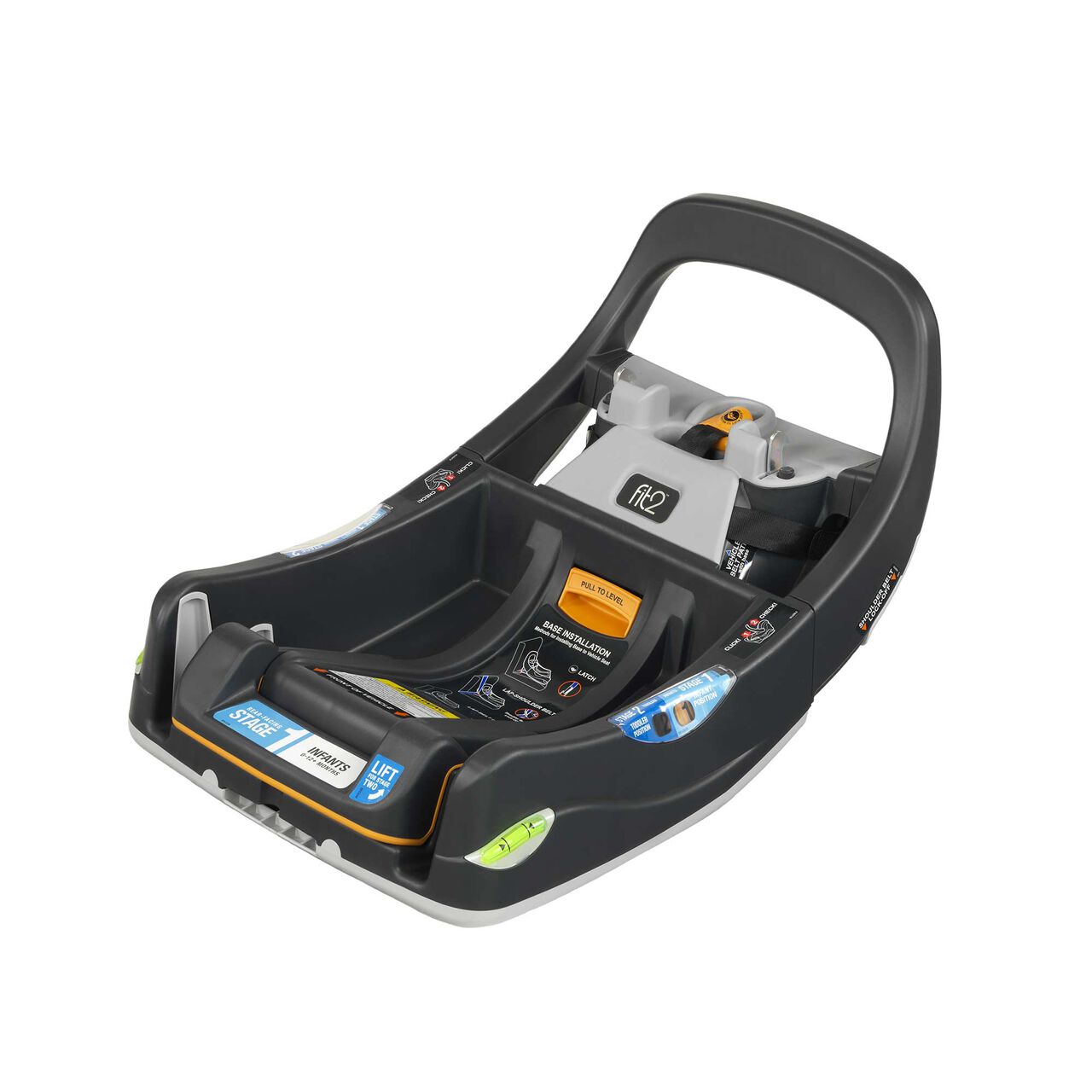 Chicco Fit2 Car Seat Base 3/4 Back View image number 4