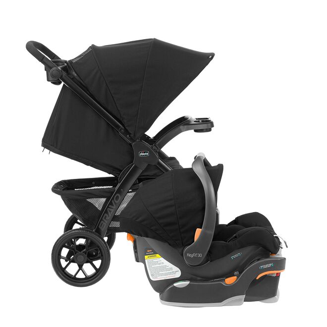 Chicco Bravo ClearTex Trio Travel System in Ombra right image number 3