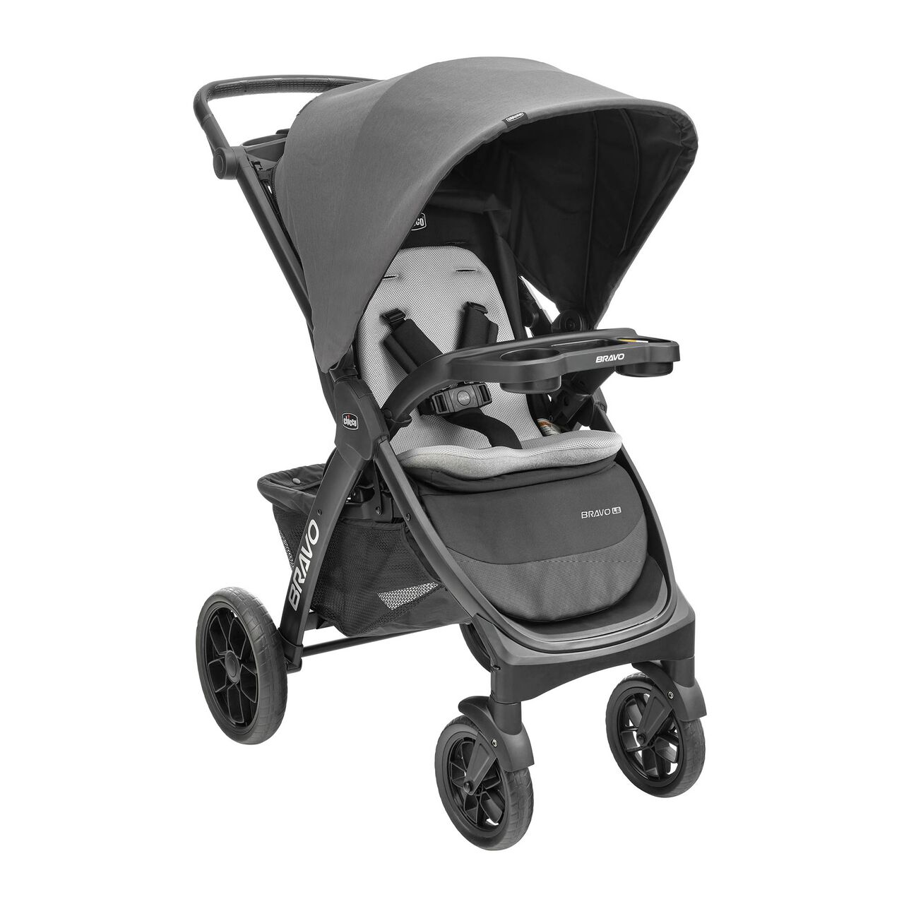 Chicco Bravo LE ClearTex in Pewter 3/4 Front View image number 2